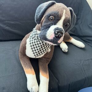 New Black and White Check Design Dog Bandanna